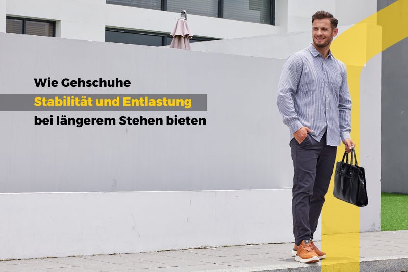 Wie Gehschuhe Stabilität und Entlastung bei längerem Stehen bieten - FitVilleDE