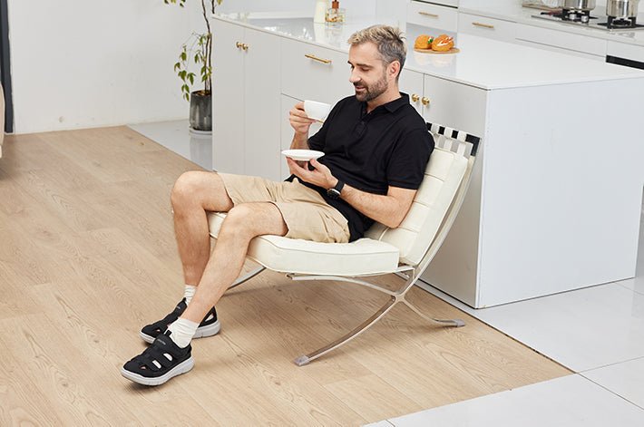 Besiege die Hitze: Kühle, bequeme orthopädische Sandalen für geschwollene Füße ! - FitVilleDE