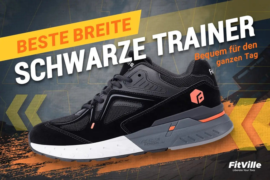7 Beste Breite Schwarze Trainingsschuhe - FitVilleDE
