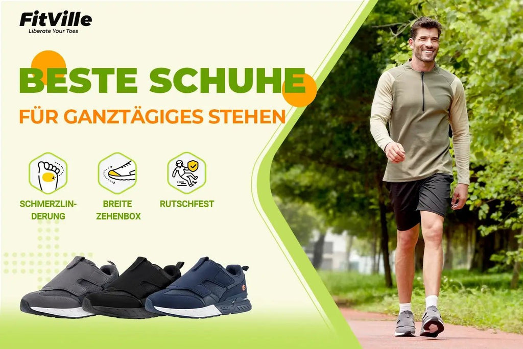 4 Beste Schuhe für langes Stehen – mit ausführlichem Kaufratgeber - FitVilleDE