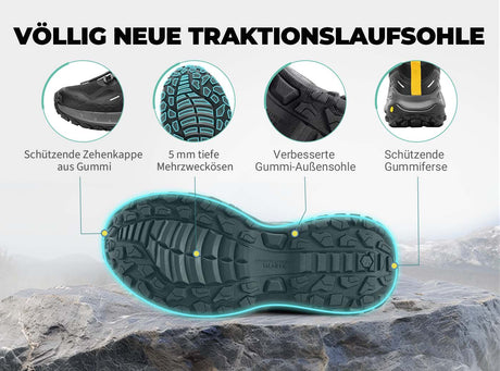 FitVille Herren Low - Top CreekCross Wanderschuhe V1 - 8