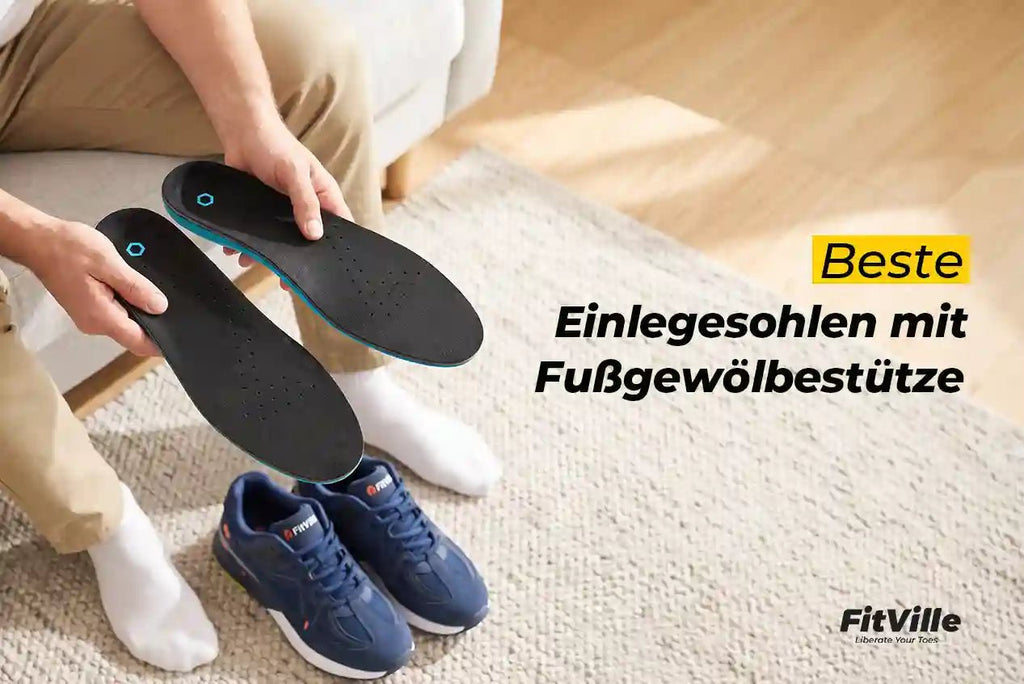 Einlegesohlen mit Fußgewölbestütze: Wirkung & Auswahl - FitVilleDE