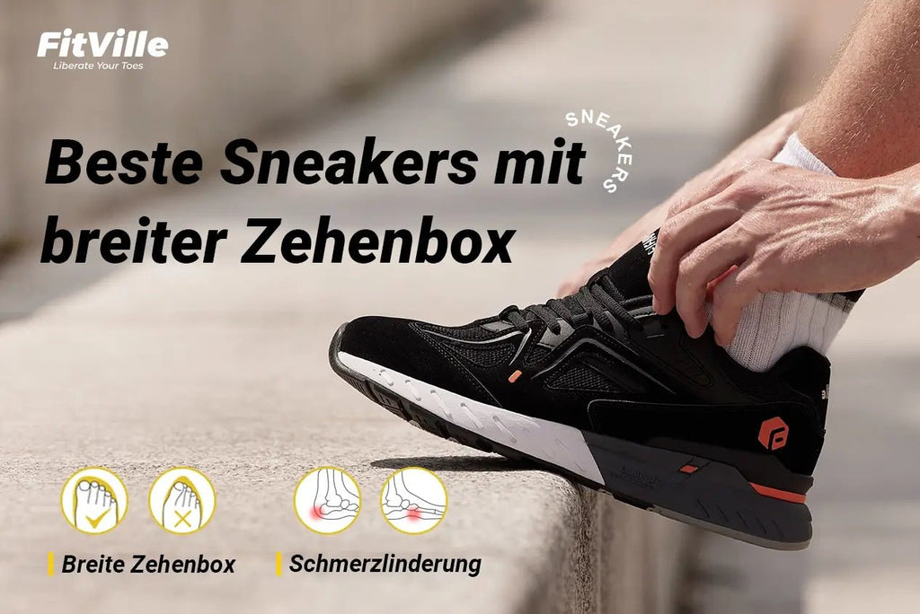 7 Beste Sneakers mit weiter Zehenbox für breite Füße 2025 - FitVilleDE