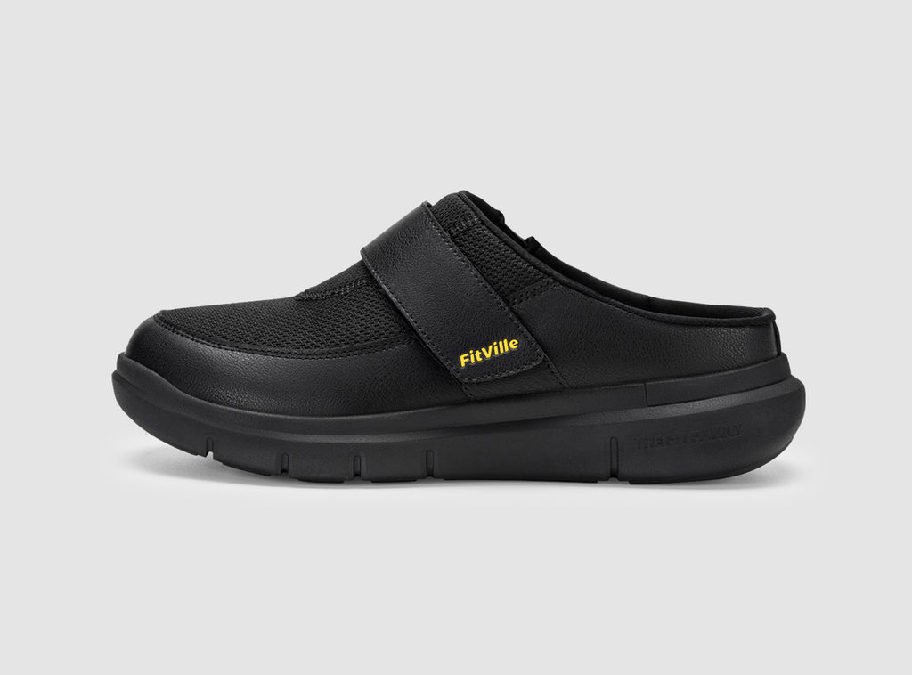 FitVille Herren EasyTop Diabetikerslipper V1 - 1