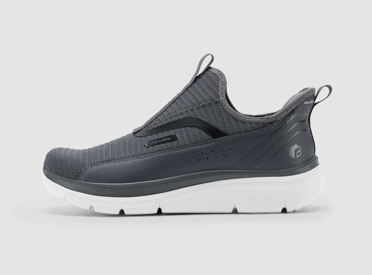FitVille Herren Step Ease SlipOn Wanderschuhe V2 2E/4E FitVilleDE