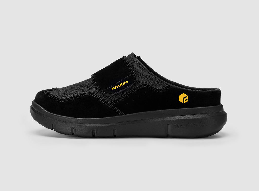 FitVille Herren EasyTop Diabetikerslipper V3 - 1