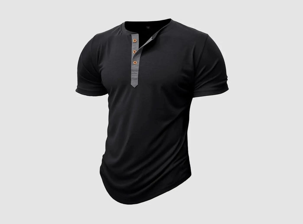FitVille Herren T-Shirt mit Rundhalsausschnitt V2 - 1