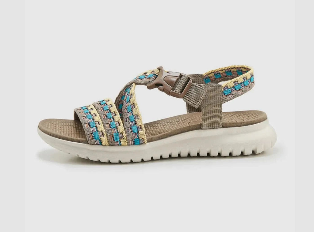 FitVille Damen Atmungsaktive Outdoor - Sandalen mit dicken Sohlen - 1
