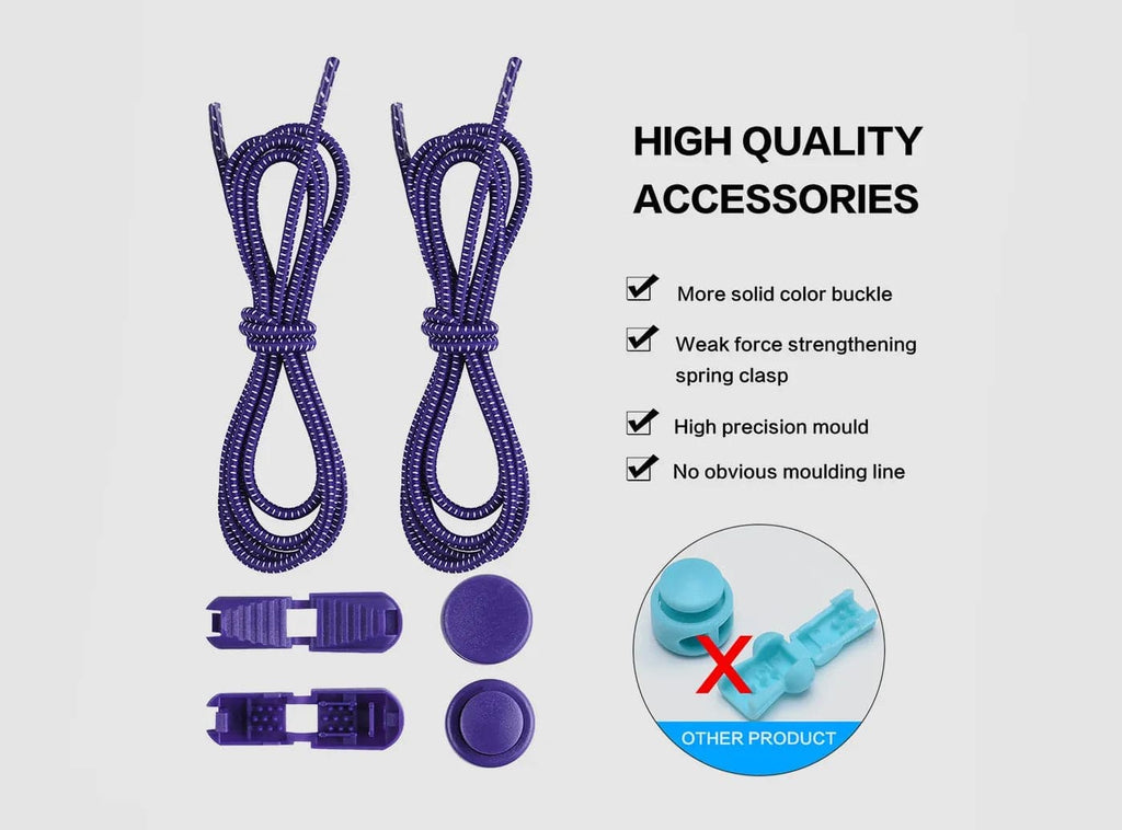 FitVille Elastic No Tie Schnürsenkel (Unisex) - 14