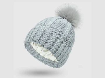 FitVille Damen Pom - Pom Strickmütze - 1