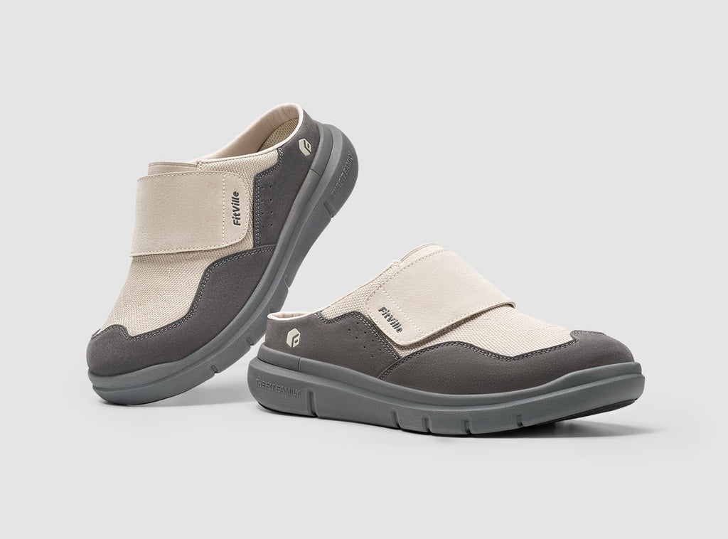 FitVille Herren EasyTop Diabetikerslipper V3 - 24