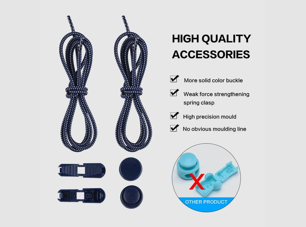 FitVille Elastic No Tie Schnürsenkel (Unisex) - 18