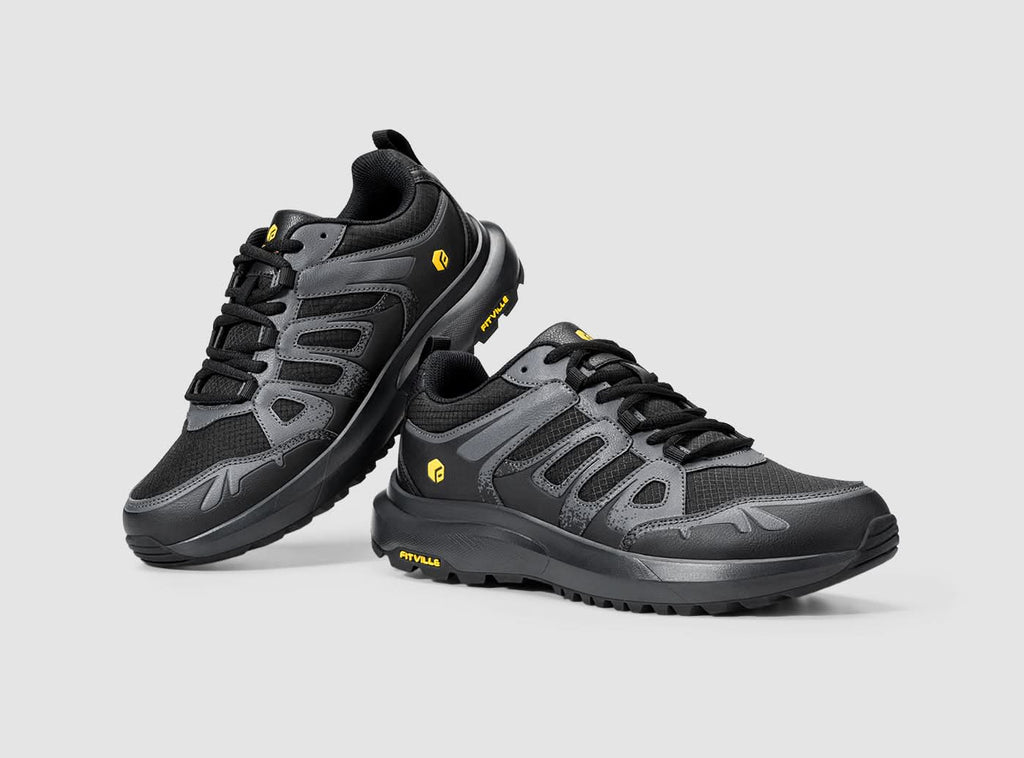 FitVille Herren Low - Top Sturdy Core Wanderschuhe V5 - 18