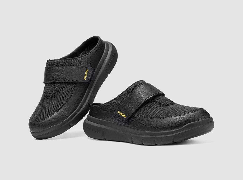 FitVille Herren EasyTop Diabetikerslipper V1 - 9