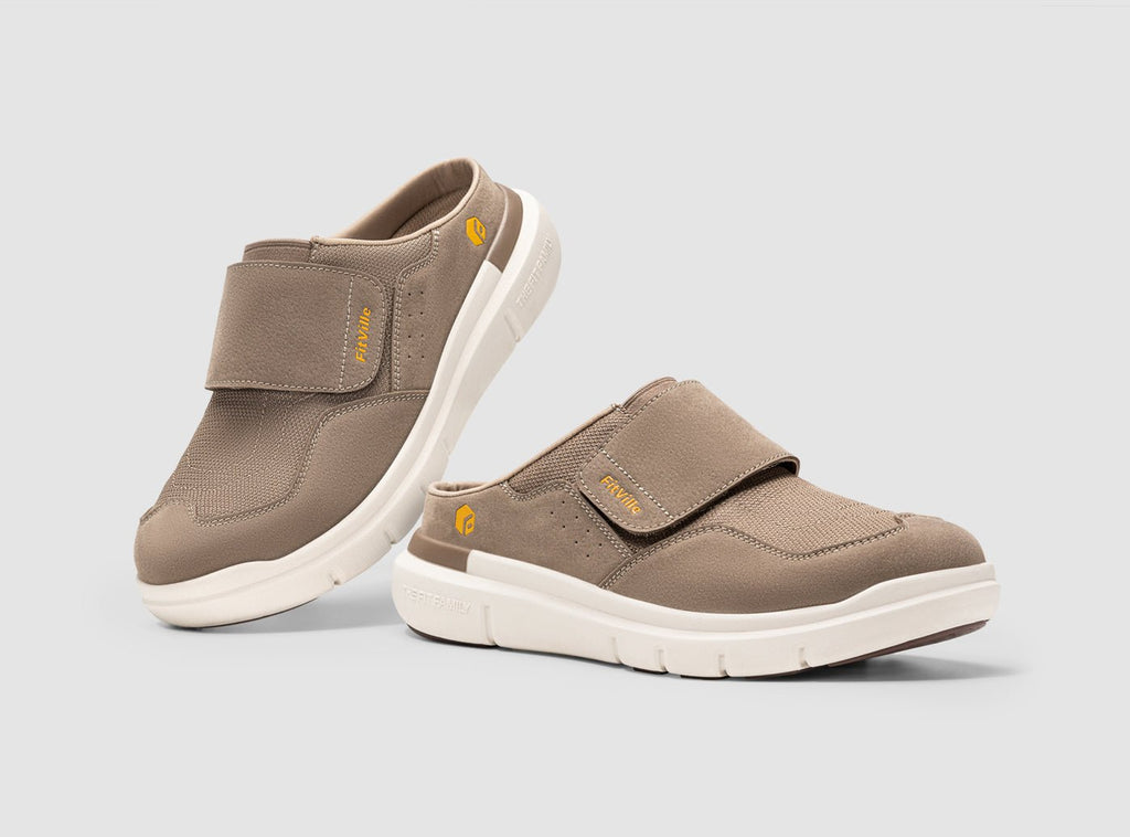 FitVille Herren EasyTop Diabetikerslipper V3 - 16