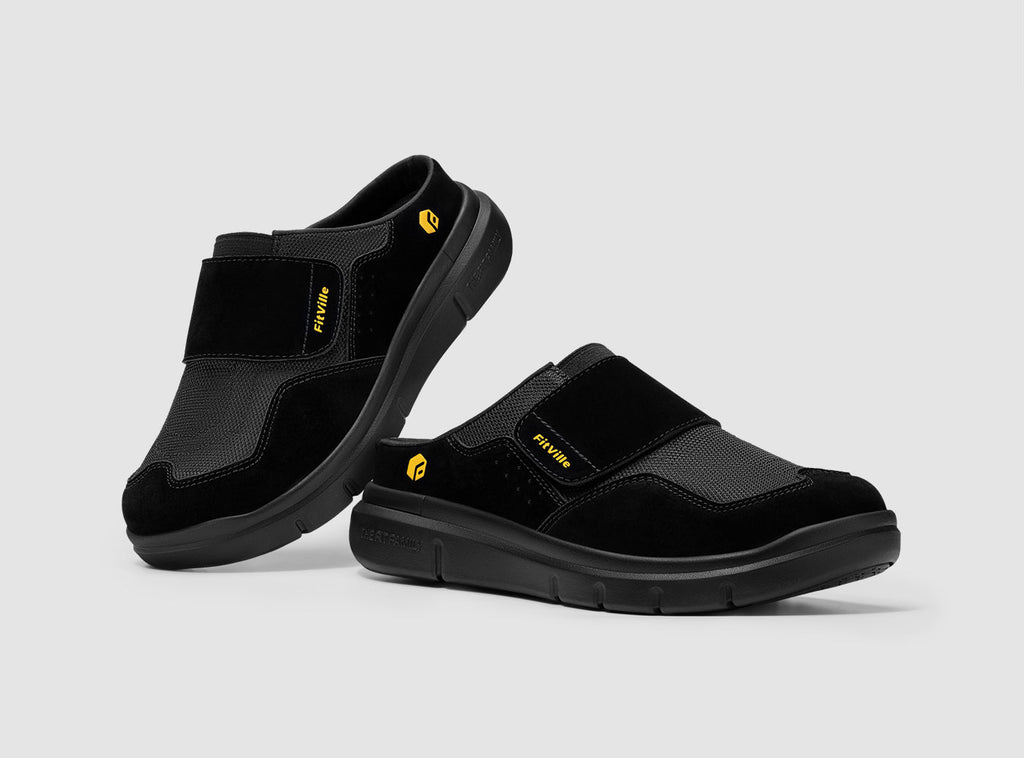 FitVille Herren EasyTop Diabetikerslipper V3 - 8