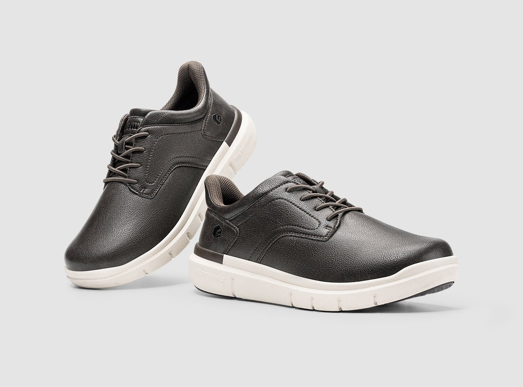 FitVille Men's EasyWalk Slip - On Dress Shoes V2 - 18