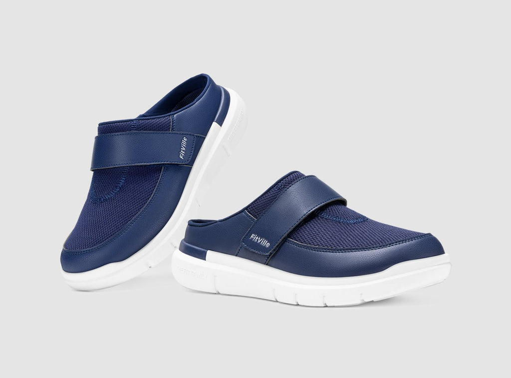 FitVille Herren EasyTop Diabetikerslipper V1 - 18