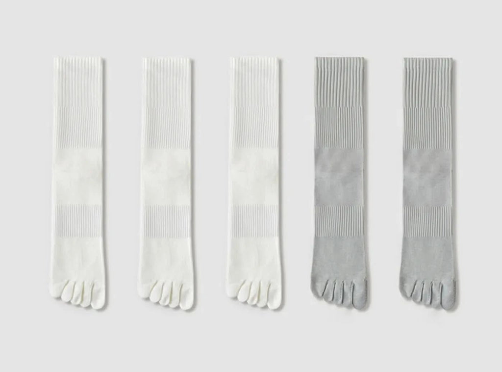 FitVille Herren Five - Toe Anti - Odor Schweiß - absorbierende Socken 5 - Paar Bundle - 2
