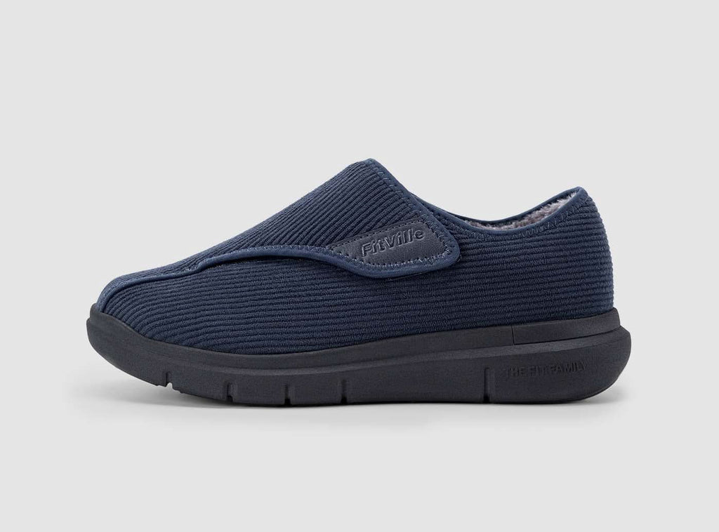 FitVille Herren EasyTop Komfort Hausschuhe V1 - 21