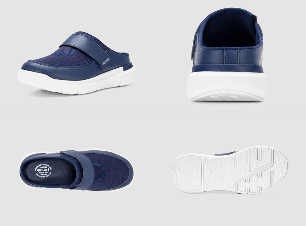 FitVille Herren EasyTop Diabetikerslipper V1 - 17