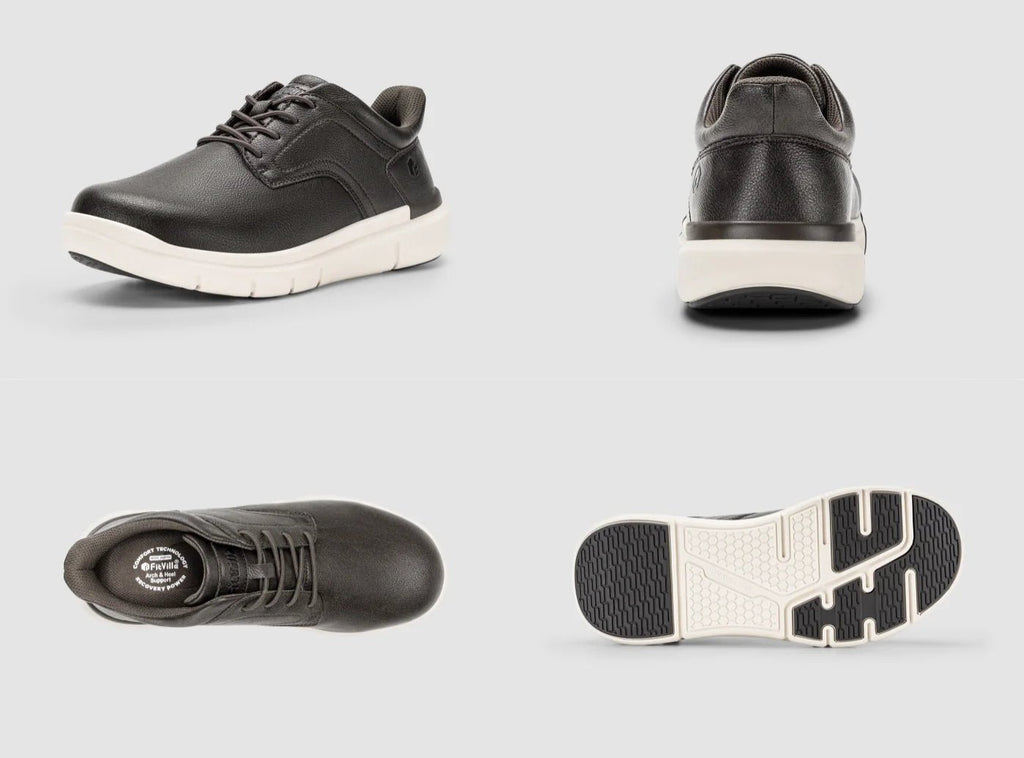 FitVille Men's EasyWalk Slip - On Dress Shoes V2 - 17