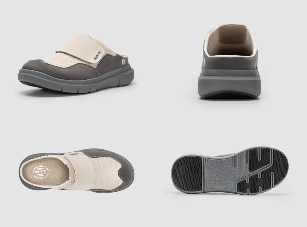 FitVille Herren EasyTop Diabetikerslipper V3 - 23