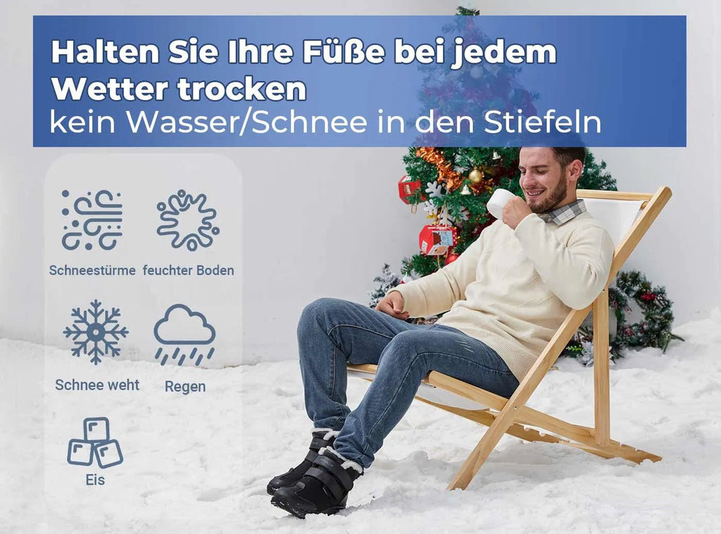 FitVille Herren CozyCore Winterstiefel V3 - 3