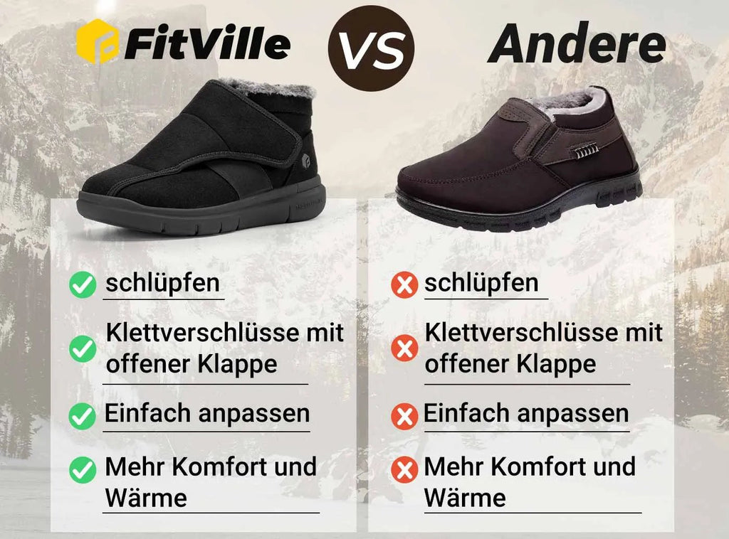 FitVille Herren EasyTop Diabetiker Winterstiefel V1 - 8