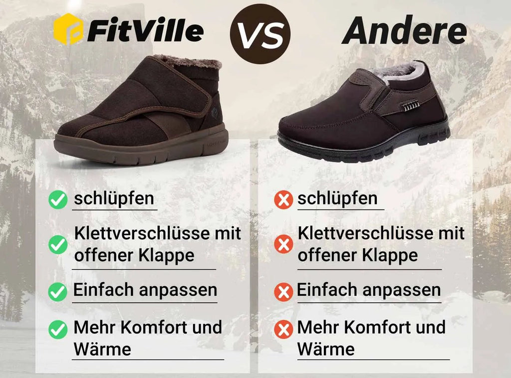 FitVille Herren EasyTop Diabetiker Winterstiefel V1 - 17