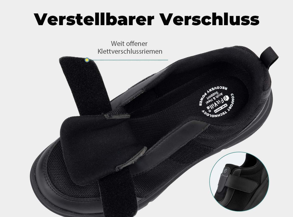 Bequeme Herren-Diabetikerschuhe EasyTop® StrapEase V4 | FitVille DE ...