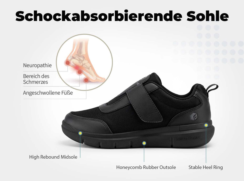 FitVille Herren EasyTop StrapEase Diabetikerschuhe V4 - 9