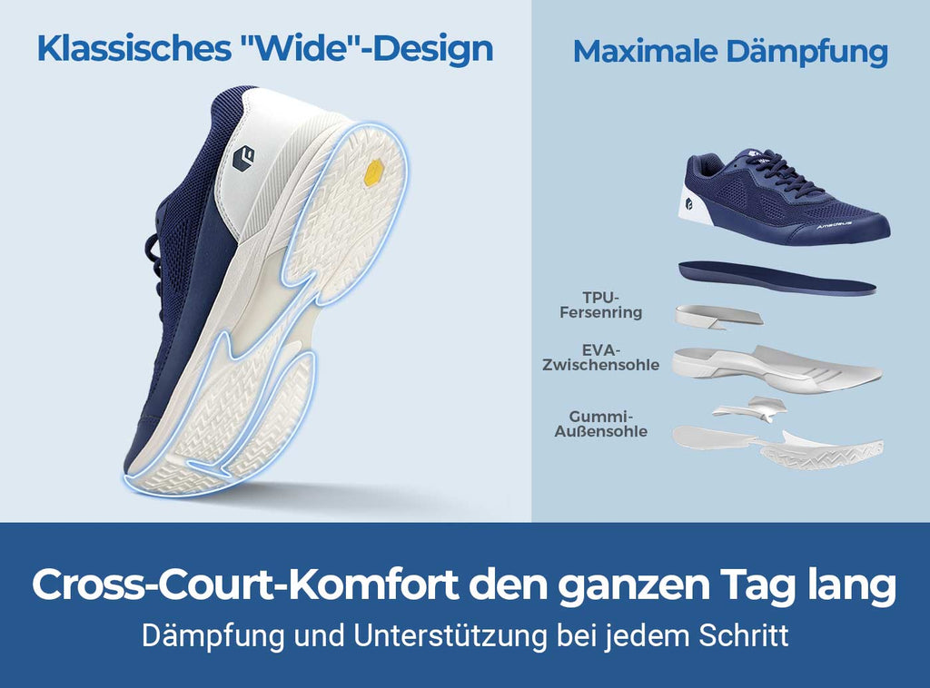 FitVille Herren Court Tennis Amadeus V2 - 11