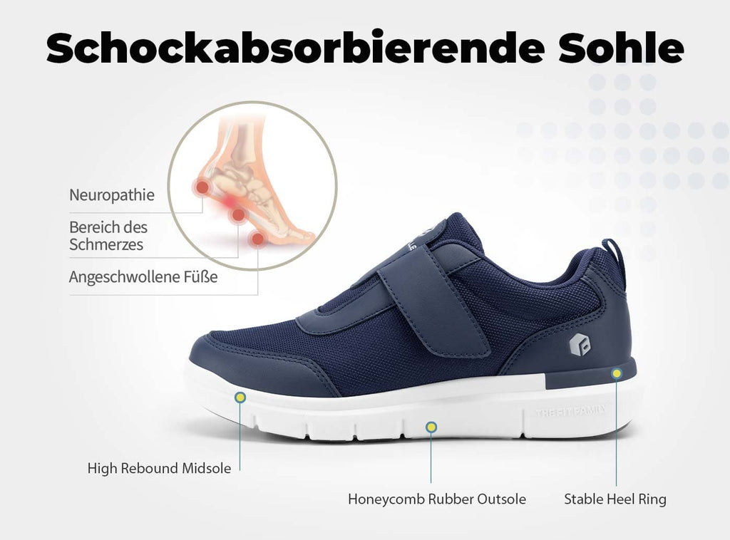 FitVille Herren EasyTop StrapEase Diabetikerschuhe V4 - 5