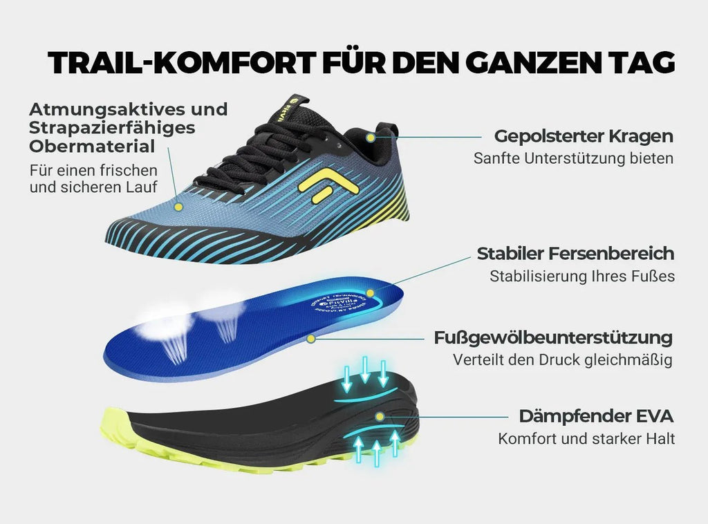 FitVille Herren AllTraction Trail Laufschuhe V2 - 11