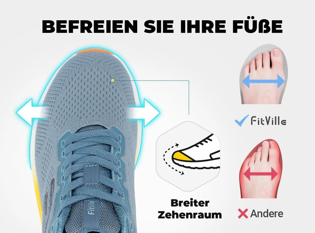 FitVille Herren JetCore Laufschuhe V1 - 2