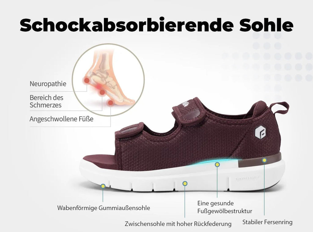 FitVille Damen EasyTop Regenerations Sandalen V3 - 19