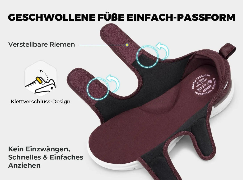 FitVille Damen EasyTop Regenerations Sandalen V3 - 4