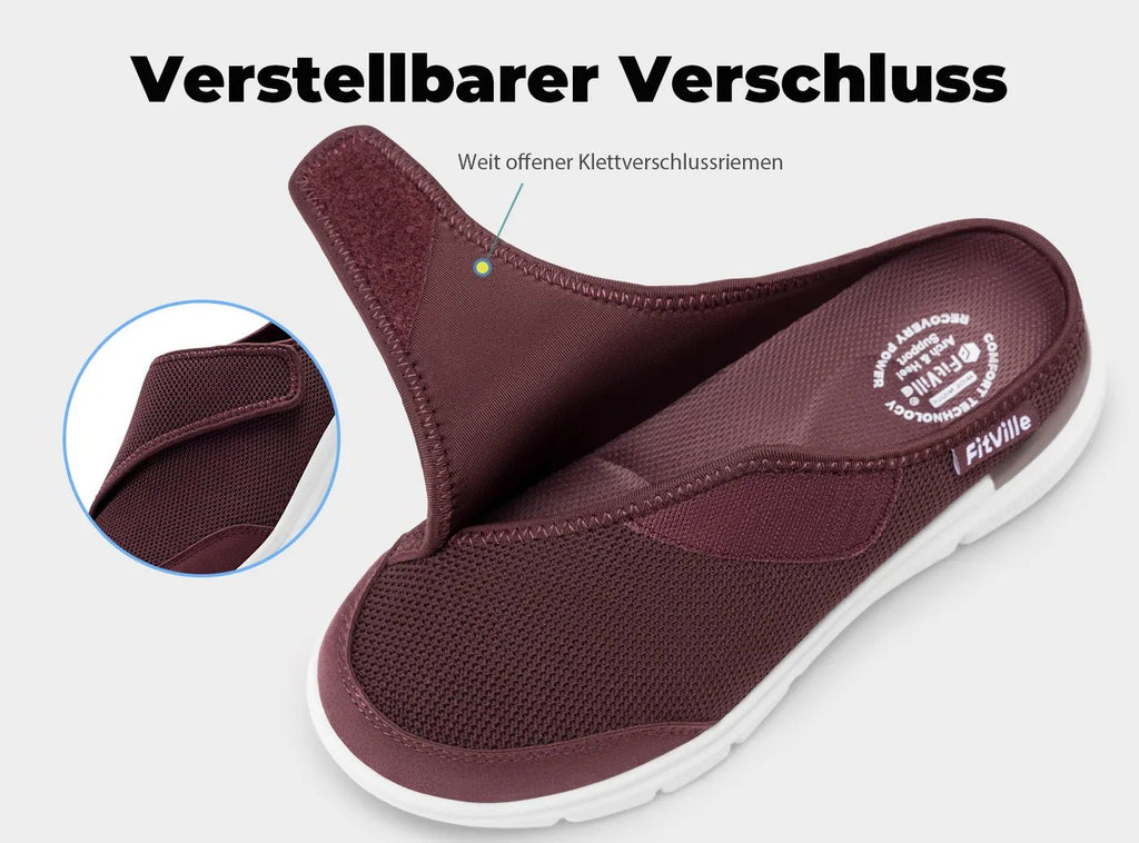 FitVille Damen EasyTop Diabetikerslipper V5 - 4
