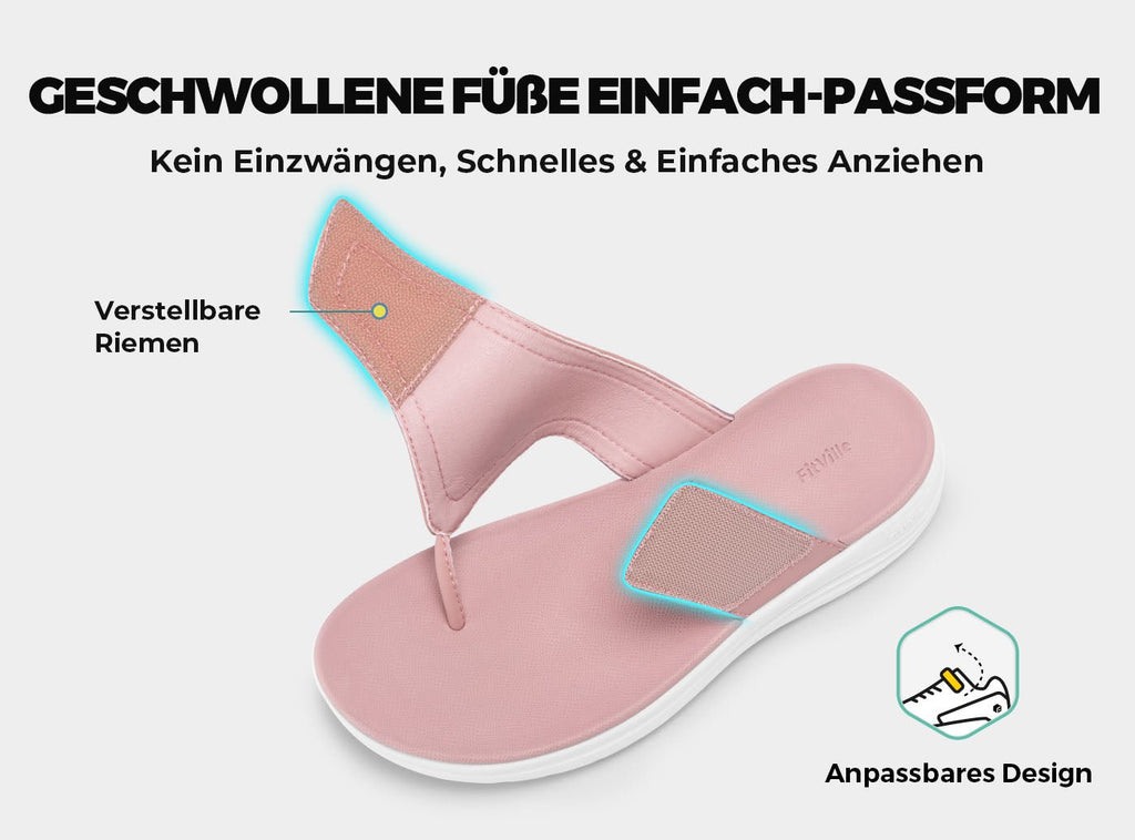 FitVille Damen Queenesque Flip Flop V1 - 5