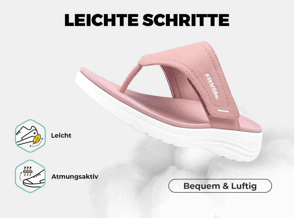 FitVille Damen Queenesque Flip Flop V1 - 16