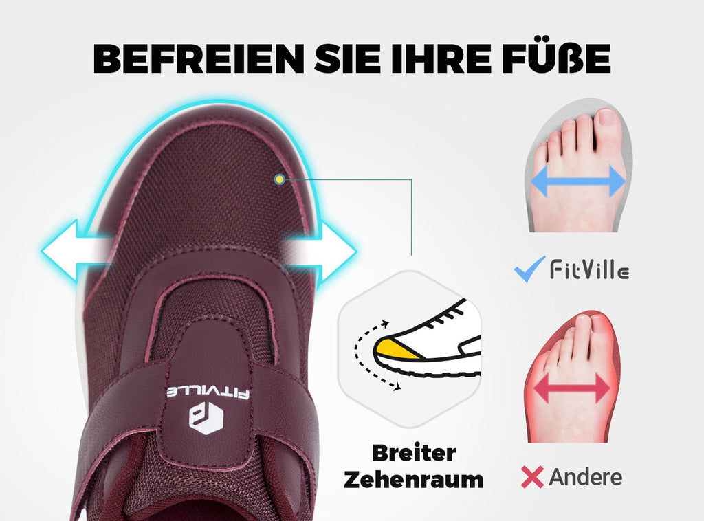 FitVille Damen EasyTop StrapEase Diabetikerschuhe V4 - 12