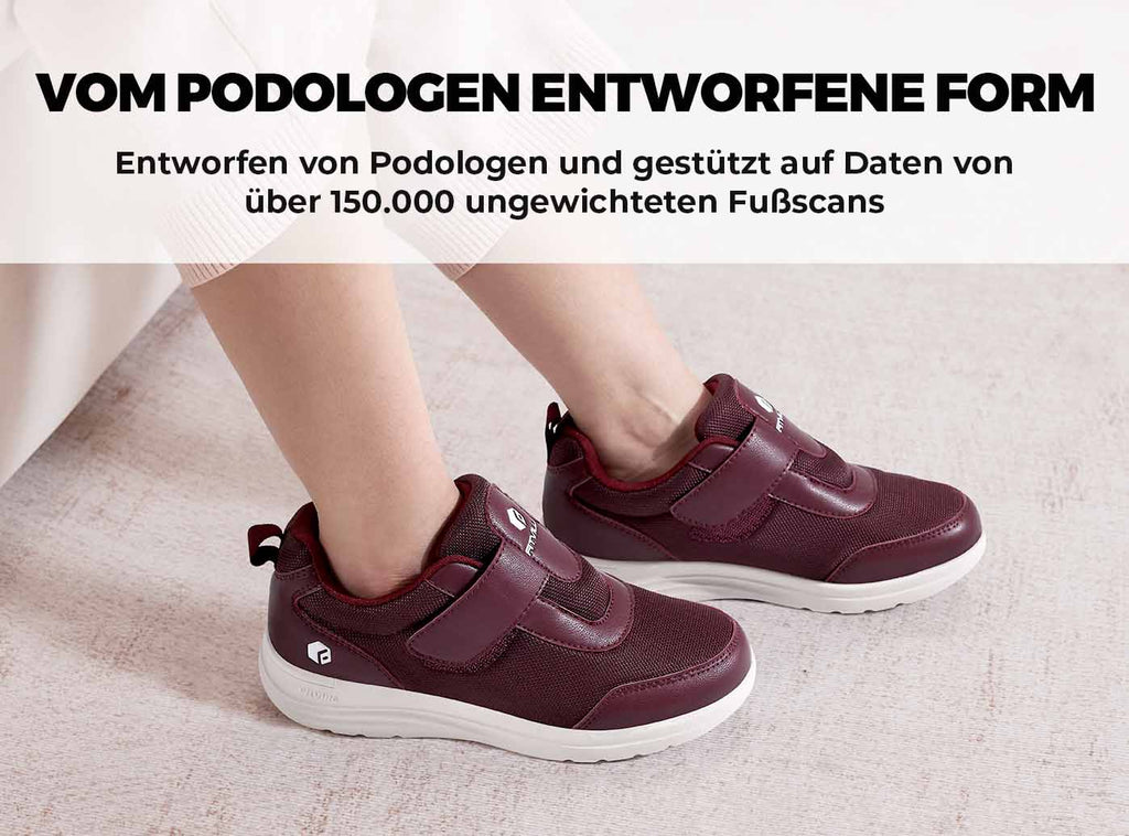 Produktbild von FitVille EasyTop Slipper V5 Damen Senioren Pantoffeln Mit Klett