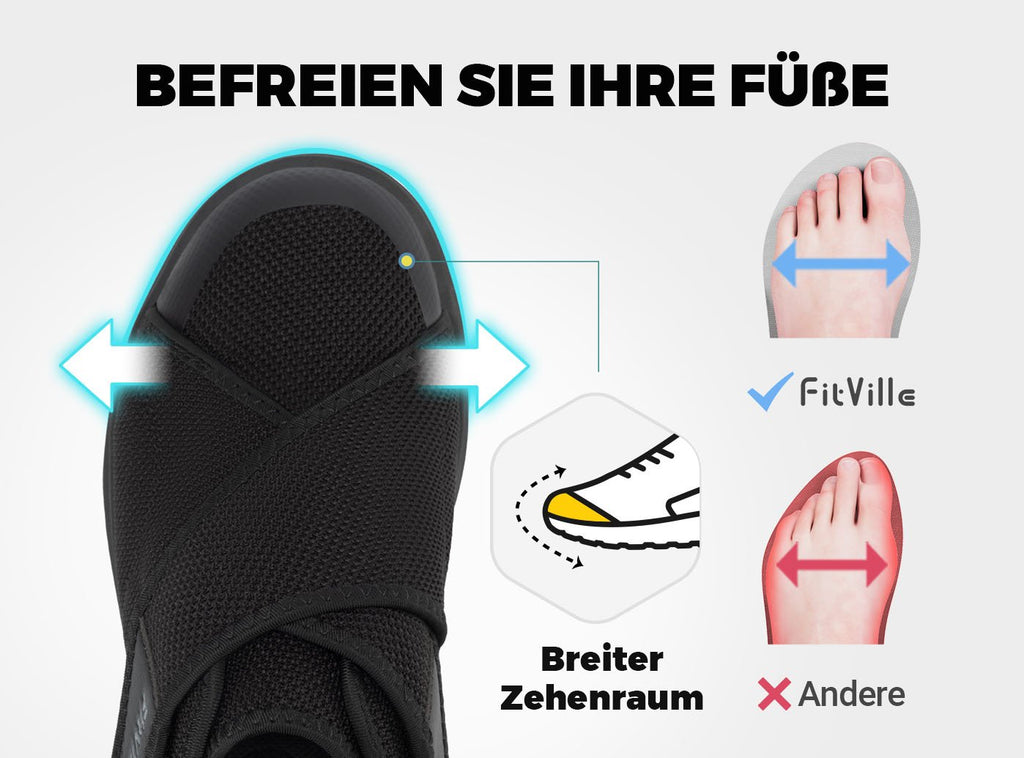 FitVille Herren EasyTop Diabetikerschuhe V5 - 3