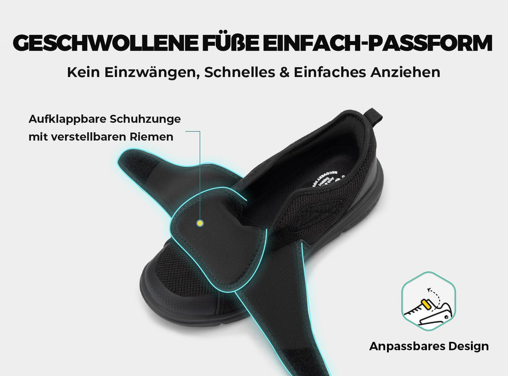 FitVille Herren EasyTop Diabetikerschuhe V5 - 4