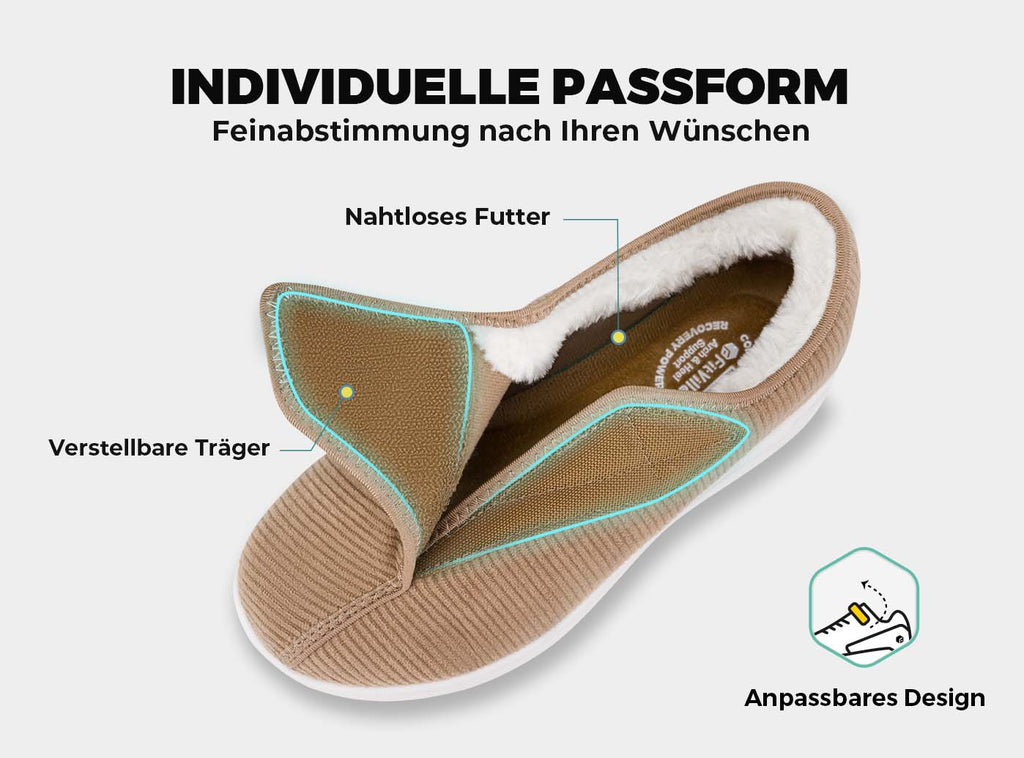 FitVille Damen EasyTop Komfort Hausschuhe V1 - 25