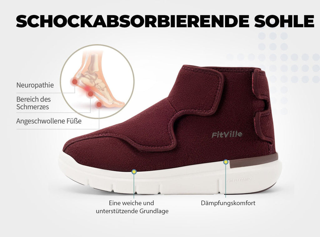 FitVille Damen EasyTop Diabetiker Winterstiefel V2 - 6