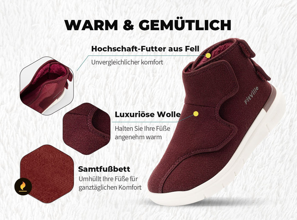 FitVille Damen EasyTop Diabetiker Winterstiefel V2 - 4