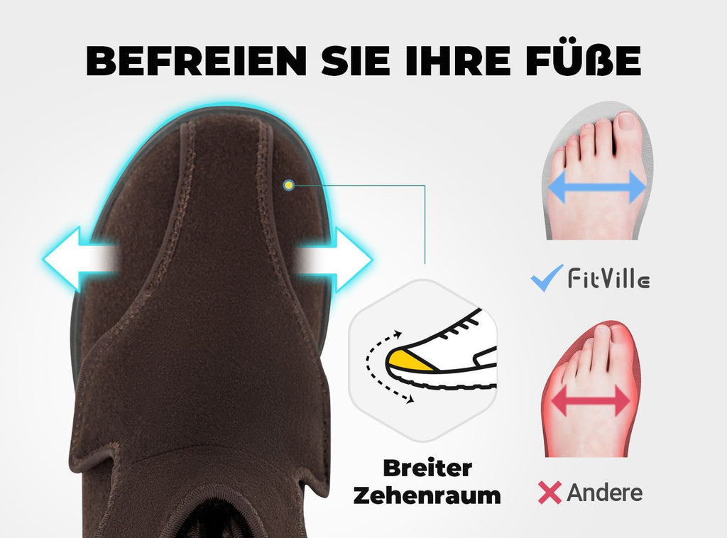 FitVille Herren EasyTop Diabetiker Winterstiefel V2 - 13