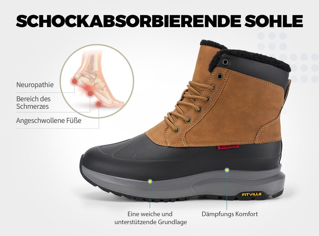 FitVille Herren CozyCore Winterstiefel V10 - 6
